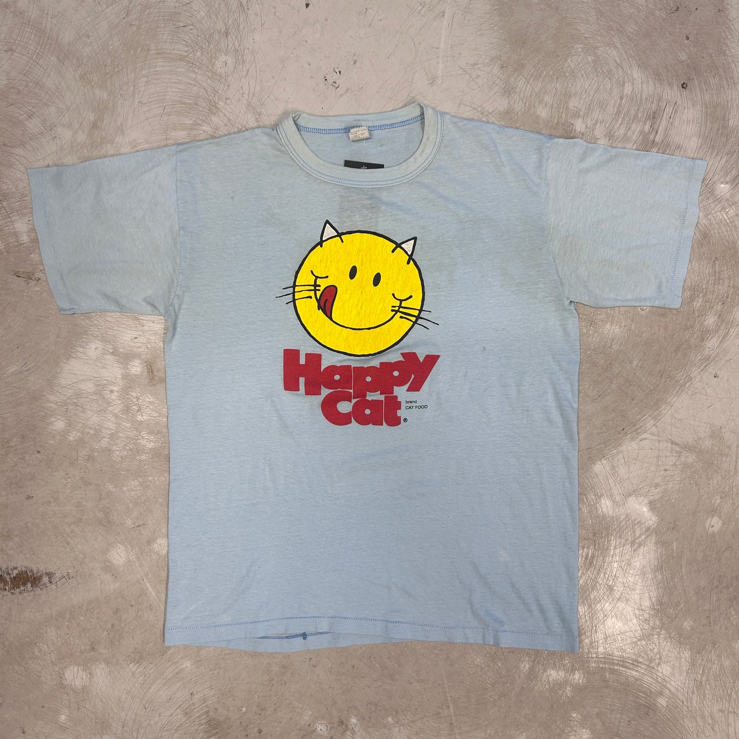 80s Happy Cat Tee