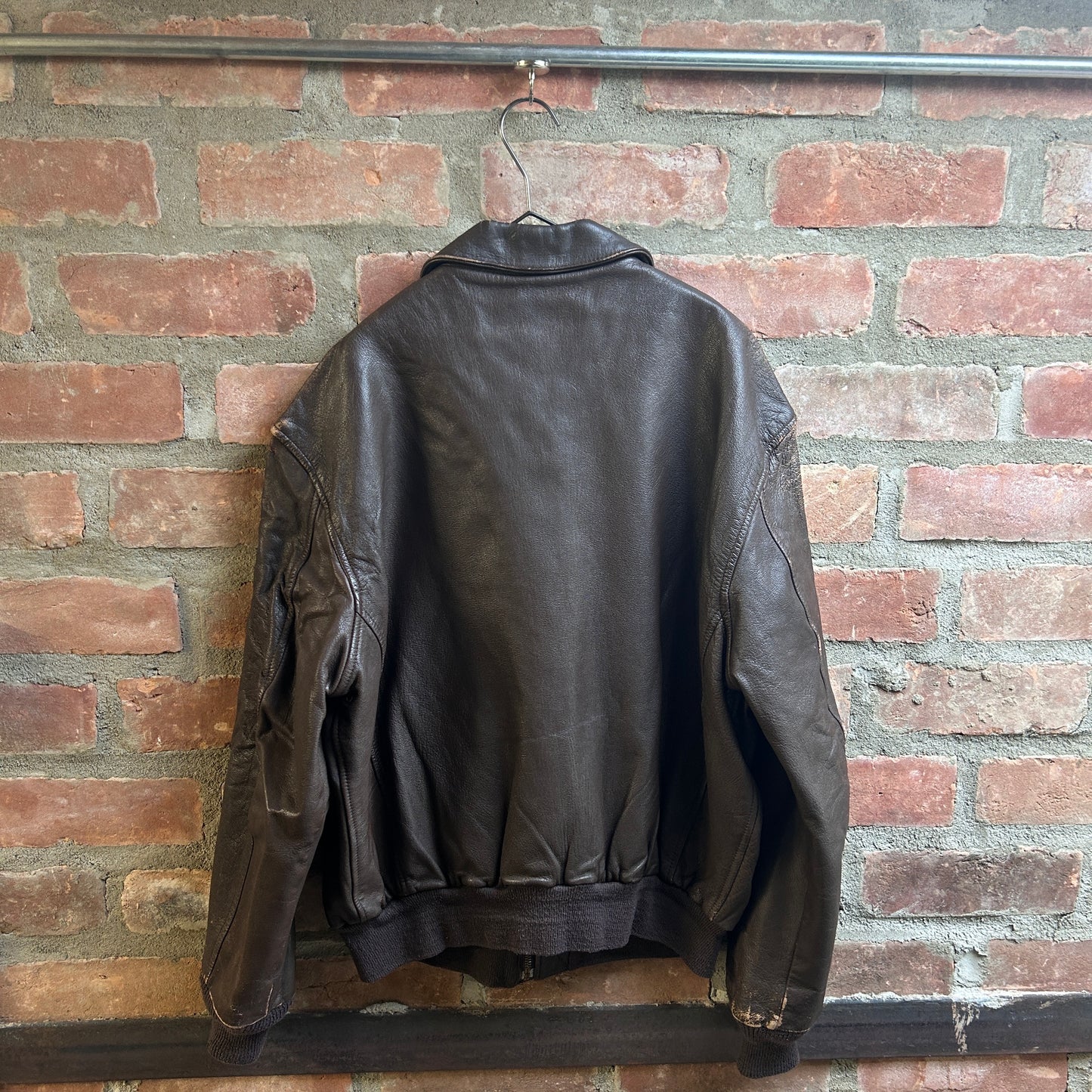 90’s Leather Air Force Jacket