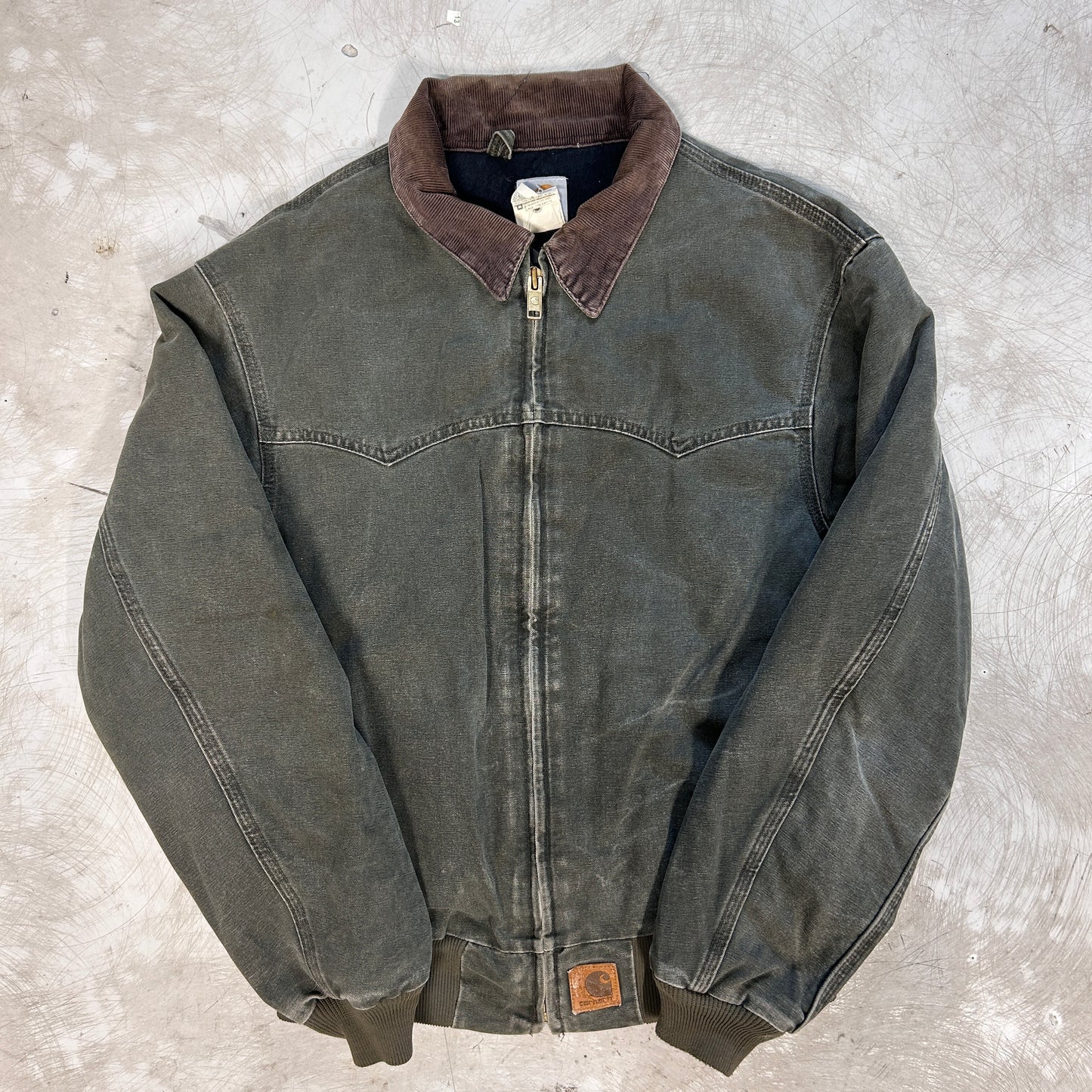 90s Green Carhartt Santa Fe jacket