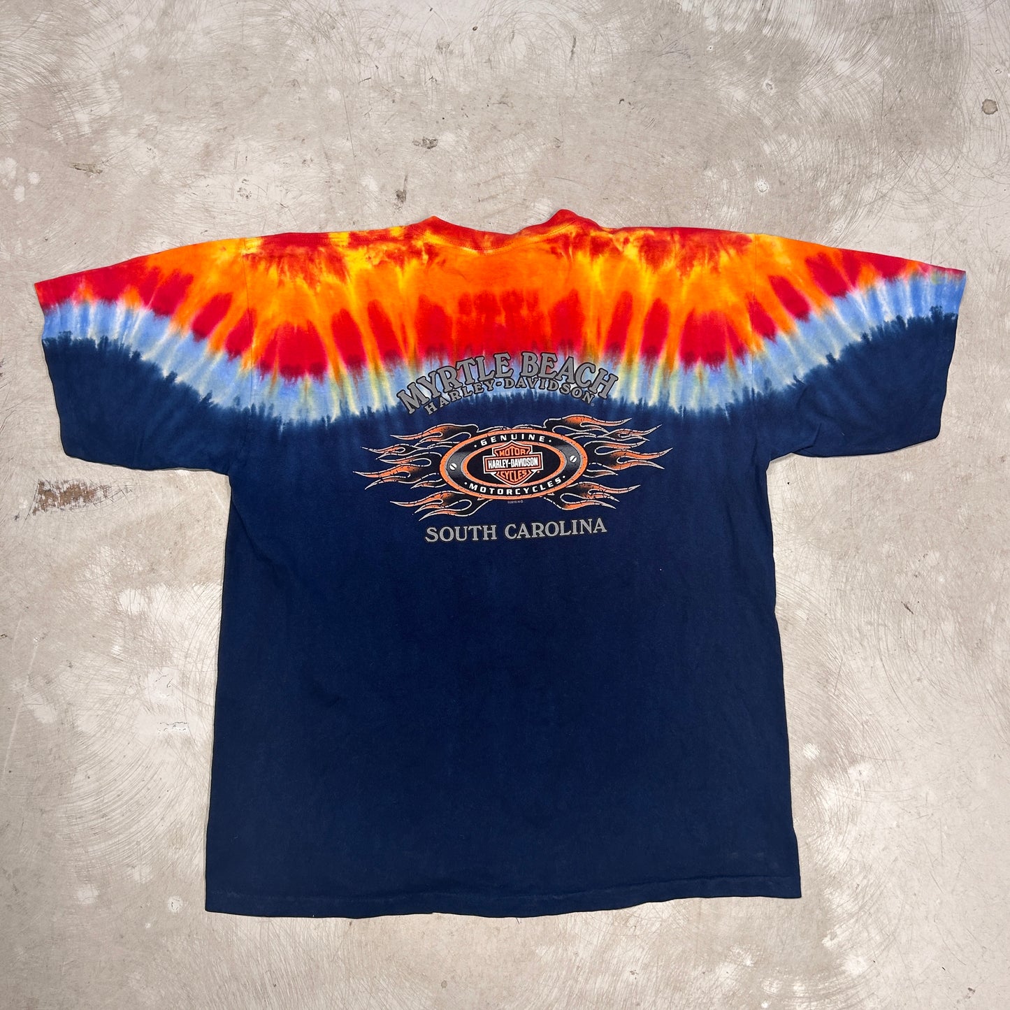 90s Tye Dye Harley Tee