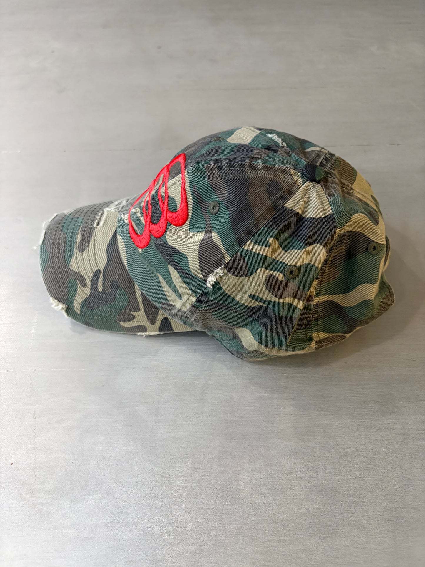 Triple 0 Green Camo Hat