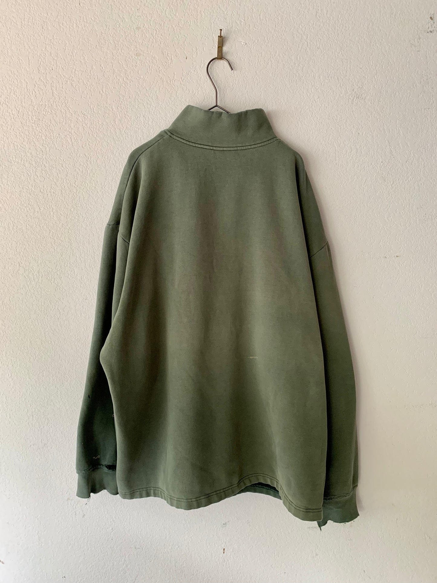 90's Distressed Reebok Quarter zip