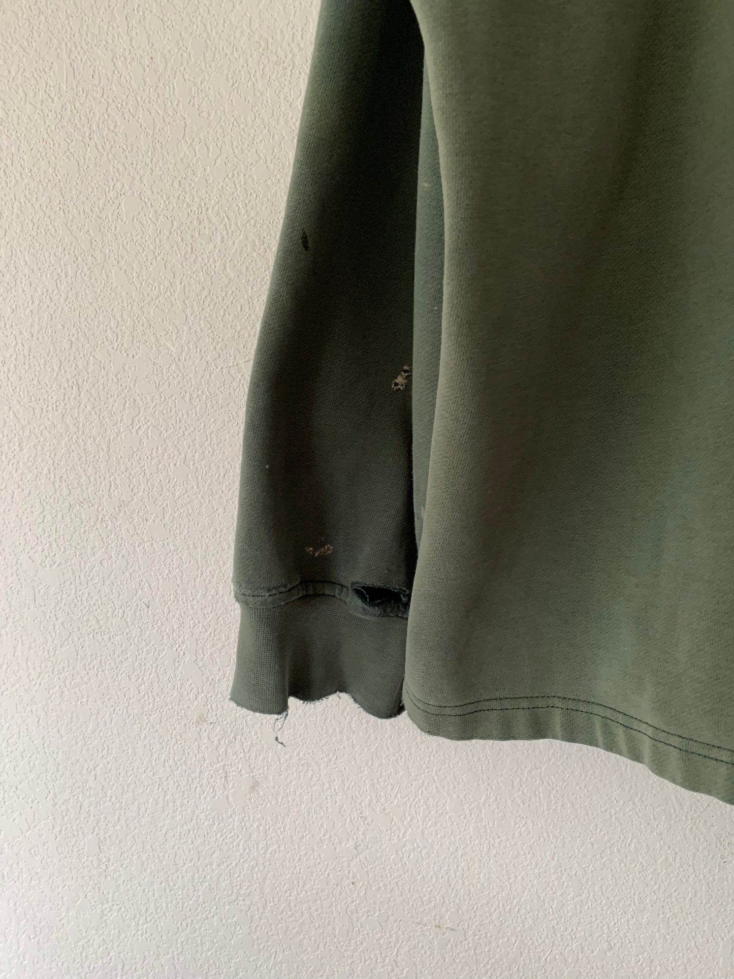 90's Distressed Reebok Quarter zip