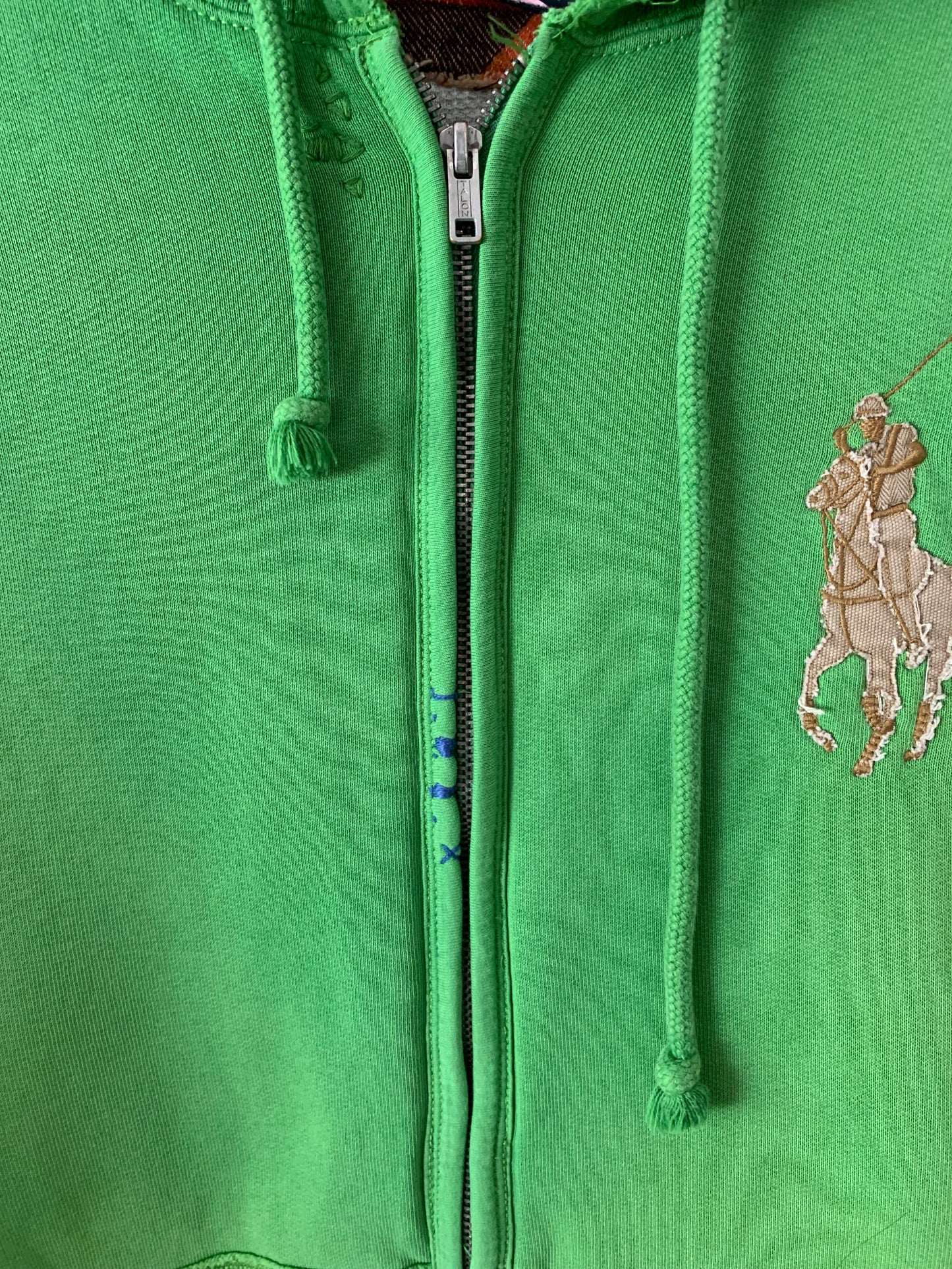 90's Jeweled Polo Aztec Zip up Hoodie