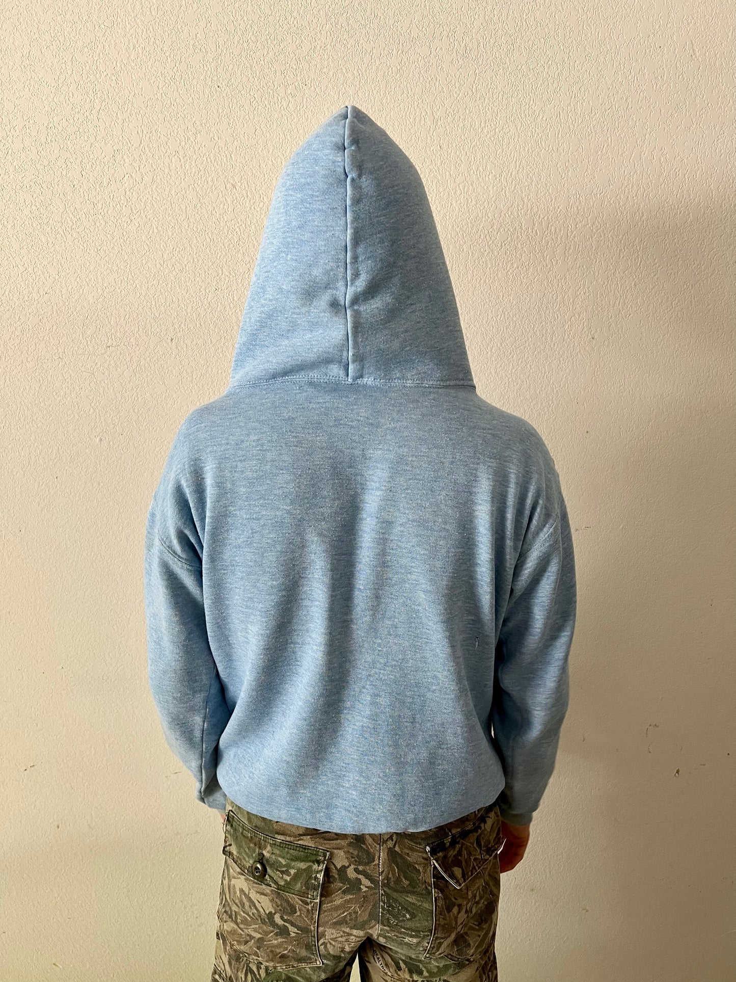 70's Stitch Detailing Zip Up Hoodie