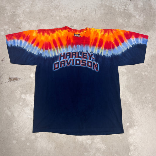 90s Tye Dye Harley Tee