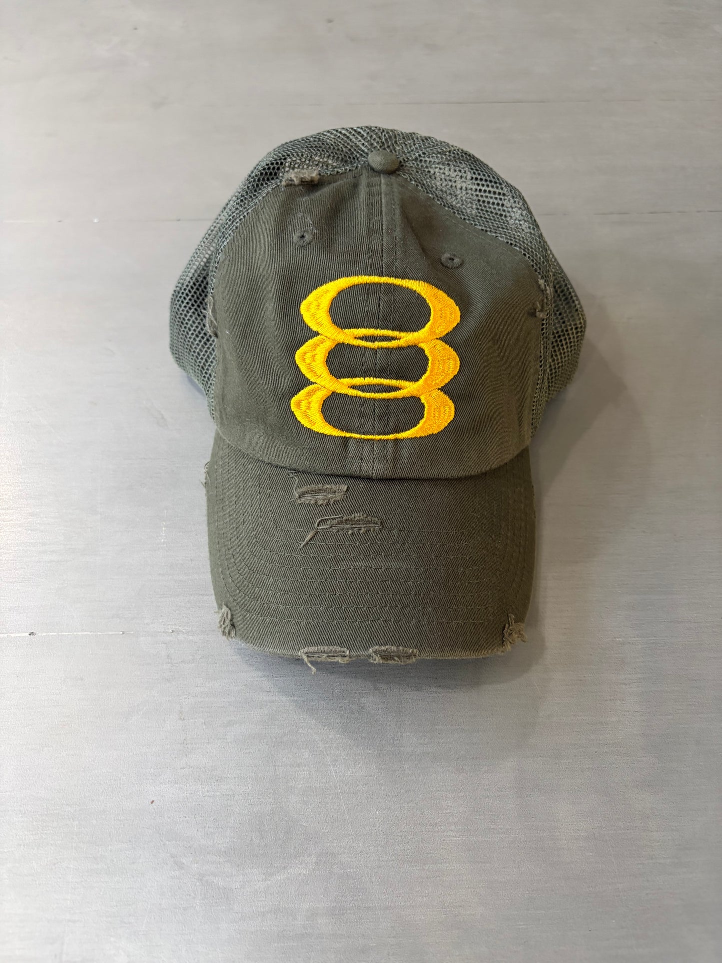 Triple 0 Olive Trucker Hat