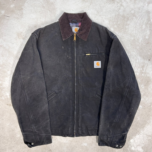 90s Black Carhartt Detroit Jacket