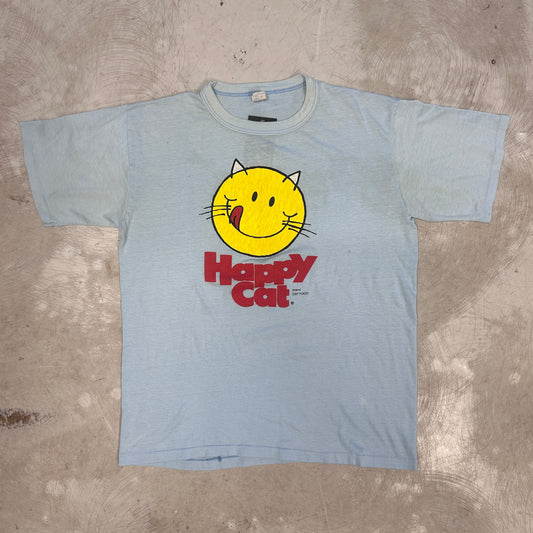 80s Happy Cat Tee
