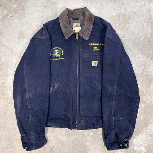 90s Blue Carhartt Detroit Jacket