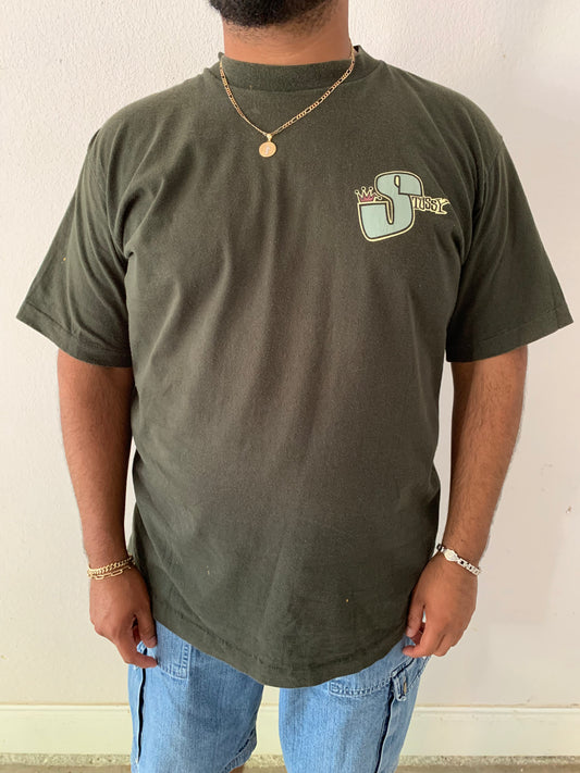 90's Stussy Crown Shirt